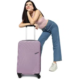 yayavar Small Cabin Suitcase (55 cm) 4 Wheels - Monaco Scratchproof 360Degree Rotating Latest Design Trolley Bag - Purple-picture-26