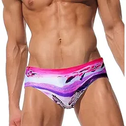 yayay Swimwear Swimming Shorts Trunk,Men's Summer Sexy Print Fashion Triangles Swimming Trunks Underwear-picture-28