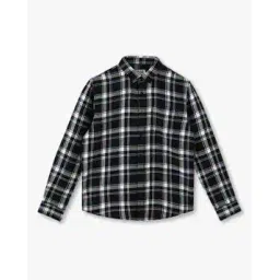 Boys Checked Boxy Fit Shirt-image-25