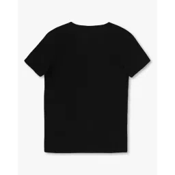 yb dnmx Boys EPP-11 Typographic Print Slim Fit Cotton Round-Neck T-Shirt image 2