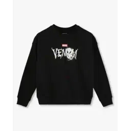 Boys FW24 YB VENOM Graphic Print Oversized Sweatshirt-image-7