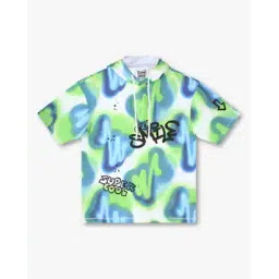 Boys Printed Relaxed Fit Hooded T-Shirt-image-31