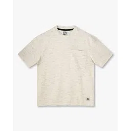 yb dnmx Boys Patterned Boxy Fit Crew-Neck T-Shirt with Patch Pocket-picture-10