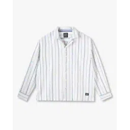 yb dnmx Boys Striped Boxy Fit Shirt-picture-20