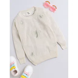 Yellow Apple Girls Woollen Pullover-picture-28