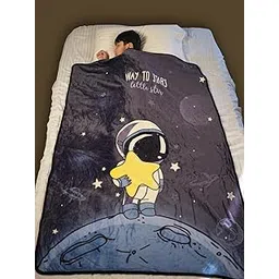 Yellow Bee Astronaut Blanket for Kids, Multi, 100 * 140 cm-picture-30