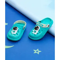 Yellow Bee Astronaut Detail Casual Clogs - Dark Green-picture-14