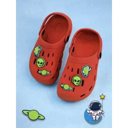 Yellow Bee Boys Alien & Space Charm Clogs-picture-42