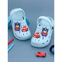 Yellow Bee Boys Printed Clogs-picture-23