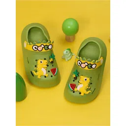 Yellow Bee Boys Printed Clogs Flip Flops-picture-30