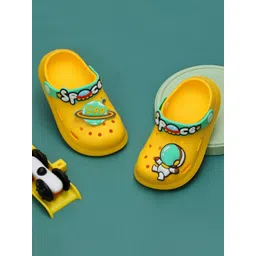 Yellow Bee Boys Printed Clogs Flip Flops-picture-26