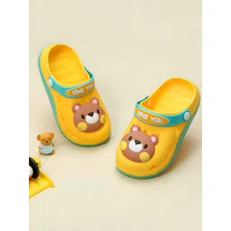 Yellow Bee Boys Printed Clogs Flip Flops-picture-35