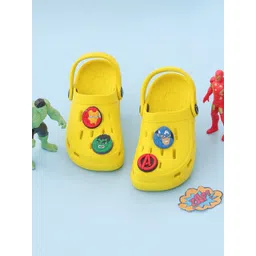 Yellow Bee Boys Self Design Clogs-picture-30
