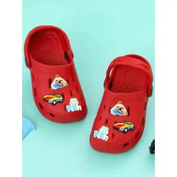 Yellow Bee Boys Self Design Clogs Flip Flops-image-41
