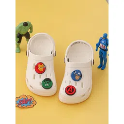 Yellow Bee Boys Self Design Rubber Clogs-picture-12