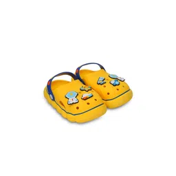 Yellow Bee Boys Space Theme Applique Rubber Clogs-picture-16