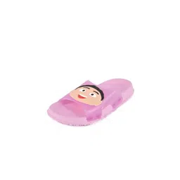 Yellow Bee Girls Printed Sliders image 1