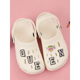 Yellow Bee Girls Self Design Clogs Flip Flops-picture-36