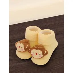 Yellow Bee Infant Boys Patterned Cotton Ankle Length Socks-picture-41