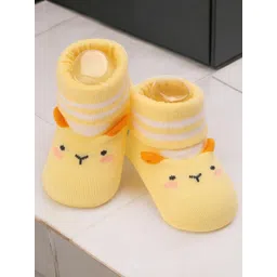 Yellow Bee Infant Girls Patterned Ankle Length Socks-picture-10