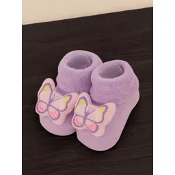 Yellow Bee Infant Girls Patterned Cotton Ankle Length Socks-picture-21