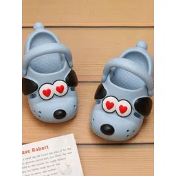 Yellow Bee Infants Printed Textured Clogs-picture-50