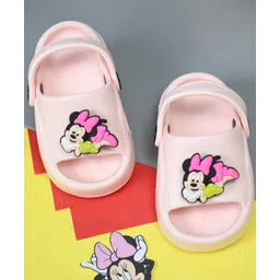 Yellow Bee Mickey Mouse & Friends Featuring Solid Slingback Clogs With Rotating Minnie Mouse Charms - Pink-picture-19