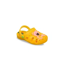 Yellow Bee Unisex Kids Yellow & Pink Clogs-picture-28