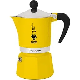 Yellow : Bialetti Rainbow Espresso Maker for 6 Cups, Yellow-picture-28
