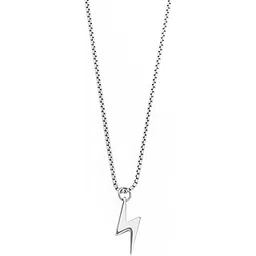 yellow chimes Chain Pendant for Men Fashion Black Silver Pendants For Men |Shaped Pendant Necklace | Stainless Steel Chain for Men | Accessories for Men | Birthday Gift for Men & Boys image 1