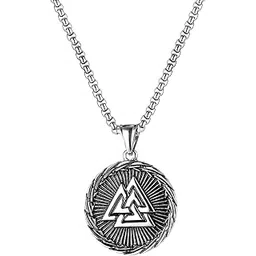 yellow chimes Chain Pendant for Men Fashion Black Silver Pendants For Men |Shaped Pendant Necklace | Stainless Steel Chain for Men | Accessories for Men | Birthday Gift for Men & Boys-picture-14