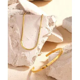 yellow chimes Men Set of 2 Stainless Steel Bracelets-picture-13