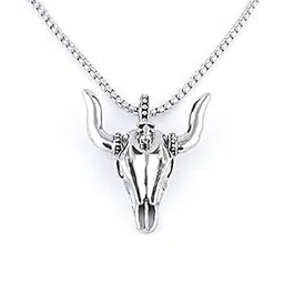 yellow chimes Pendant for Men and Boys Silver Pendants For Men | Stainless Steel Black Pendant Chain for Men | Birthday Gift for Men and Boys Anniversary Gift for Husband-picture-28