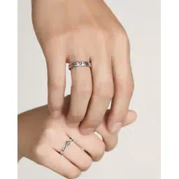 yellow chimes Set of 2 Band Rings-picture-10