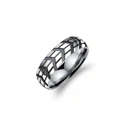 yellow chimes Stainless Steel Silver-Plated Band Ring-picture-16