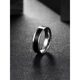 Yellow Chimes Women Stainless Steel & Enamelled Band Detailed Finger Ring-picture-31