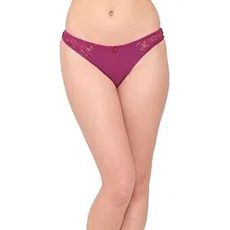 yellow orrange Women's Lace Trim Edge Low Waist Underwear Lingerie Thong Panty_White-picture-39