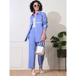 YELLOW PARROT Pure Cotton Shirt Collar Shirt And Trousers image 5