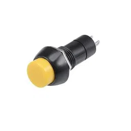 Yellow PBS-11B 12MM 2PIN Momentary Self- Reset Round Plastic Push Button Switch-picture-37