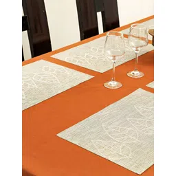 Yellow Weaves 6-pcs Beige Textured Jute Table Placemats-picture-25
