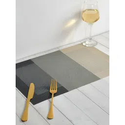 Yellow Weaves 6-pcs Grey & Beige Textured Jute Table Placemats-picture-27