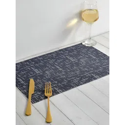 Yellow Weaves Blue 6 Pieces Printed Rectangle Table Placemats-picture-41