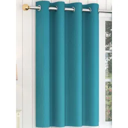 Yellow Weaves Blue Room Darkening Window Curtain-picture-20