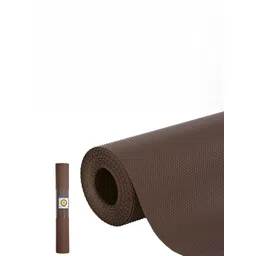 Yellow Weaves Coffee Brown Water Resistant Wardrobe Shelf Liner Organiser-picture-15