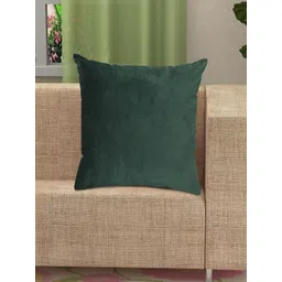 Yellow Weaves Green Velvet Square Cushion Cover-picture-40
