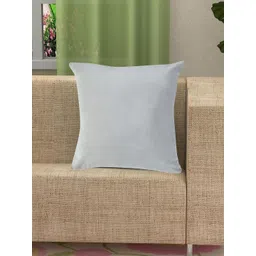 Yellow Weaves Grey Velvet Square Cushion Cover-picture-15