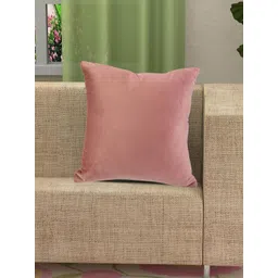 Yellow Weaves Rose Gold Velvet Square Cushion Cover-picture-18