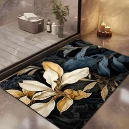 yellow weaves Rubber Bathroom Mat-picture-39