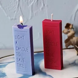 yellowcult 3D Resin Silicone Mould for Art & Craft, DIY, Resin Art Craft, soap, Handles, Chocolate, Candles Making Supplies [1 Silicon Mould - Unique & Mini Candles with Positive Message]-picture-9