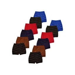 YELLOWDELIGHT Girls Pack Of 12 Striped Cotton Basic Briefs YD 710 Naya (g) stp dr 0-6m-12p-picture-37